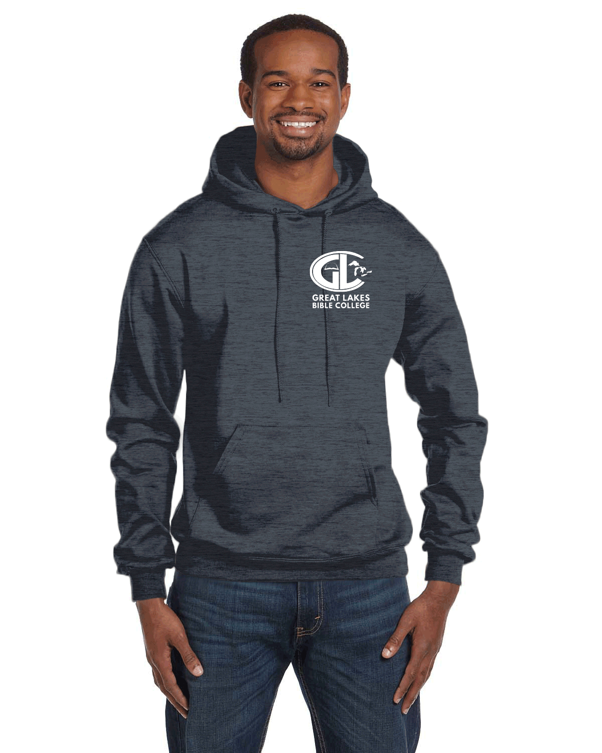 2 Peter 3:18 Hoodie White Script